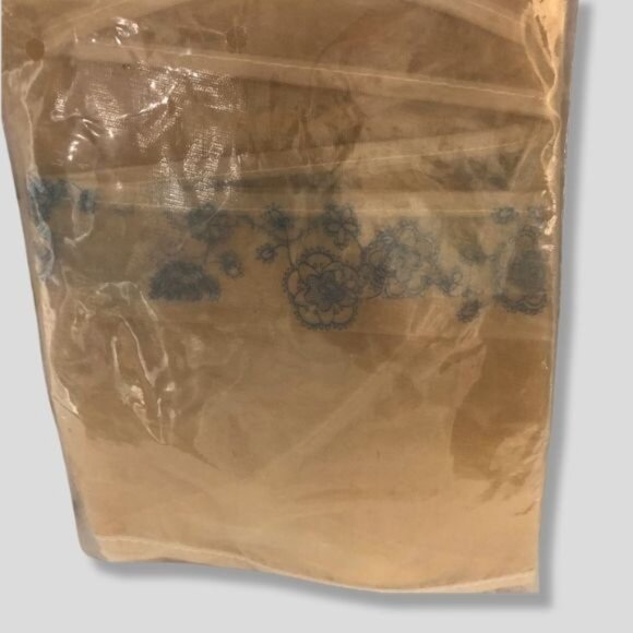 Paula Young Vintage Rain Hood Bonnet Floral Blue OS - Picture 2 of 4